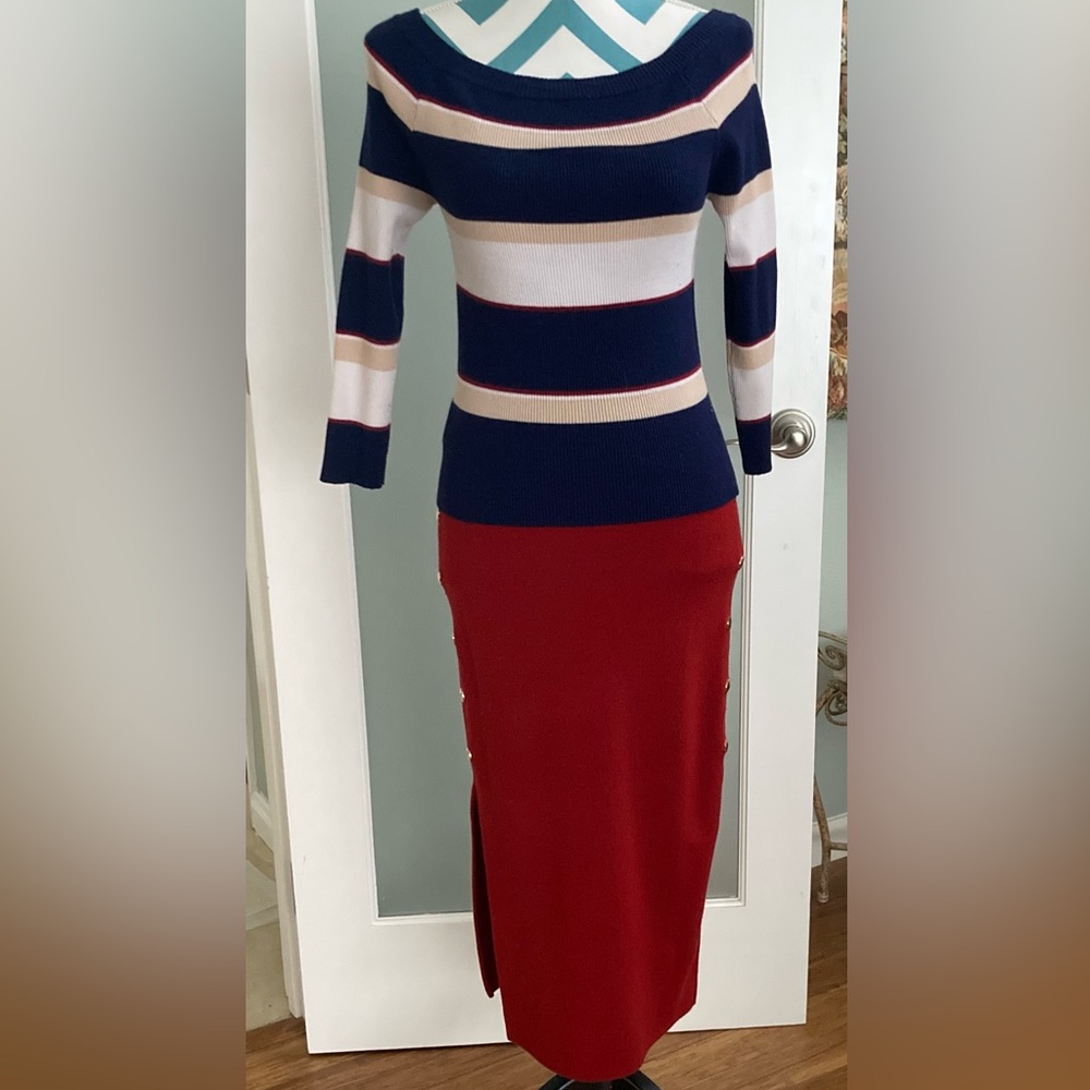 Sweater set: Top & skirt